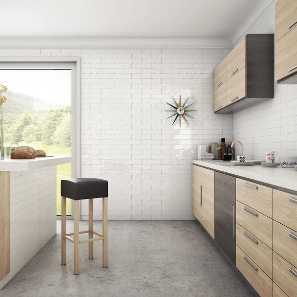 Kezma 3 in. x 12 in. Ceramic Subway Wall Tile