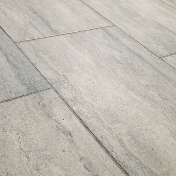 Linden 12 in. x 24 in. Matte Porcelain Travertine Look Floor and Wall Tile