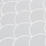 Load image into Gallery viewer, Lume Grey Scale 10 in. x 13 in. Glossy Porcelain Mosaic Floor and Wall Tile