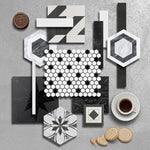 Charger l'image dans la visionneuse de galerie, Madison 1" x 1" Porcelain Honeycomb Wall &amp; Floor Tile