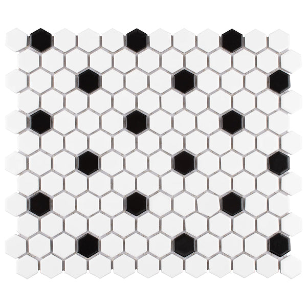 Madison 1" x 1" Porcelain Honeycomb Wall & Floor Tile