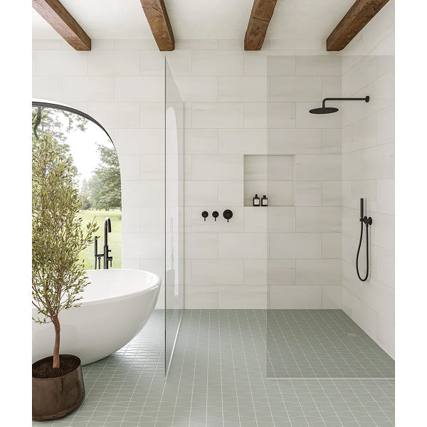 Marin Trapezoid Matte Porcelain Mosaic Tile