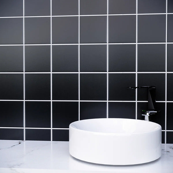 Porcetile 11.82 in. x 11.82 in. Squares Matte Porcelain Mosaic Wall and Floor Tile