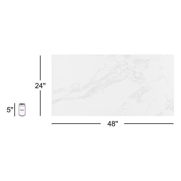 Praia 24 in. x 48 in. Matte Porcelain Stone Look Floor and Wall Tile