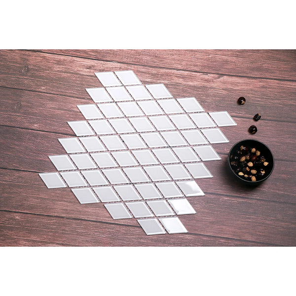 Quality Value Series 1" x 2" Straight Edge Glass Mosaic Tile