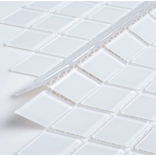 Quality Value Series 1" x 2" Straight Edge Glass Mosaic Tile