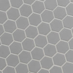 Load image into Gallery viewer, Retro Hexo Lume Grey Hexagon 11 in. x 13 in. Matte Porcelain Mosaic Floor and Wall Tile