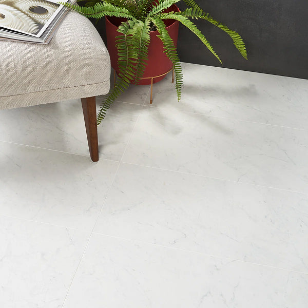 Saroshi 11.81 in. x 23.62 in. Matte Marble Look Porcelain Floor and Wall Tile