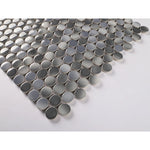 Charger l'image dans la visionneuse de galerie, Value Series 0.8" x 0.8" Porcelain Penny Round Mosaic Wall &amp; Floor Tile