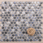 Charger l'image dans la visionneuse de galerie, Value Series 0.8" x 0.8" Porcelain Penny Round Mosaic Wall &amp; Floor Tile