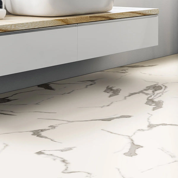 Velluto 12" x 24" Matte Porcelain Marble Look Floor and Wall Tile