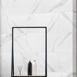 Charger l'image dans la visionneuse de galerie, Velluto 12" x 24" Matte Porcelain Marble Look Floor and Wall Tile