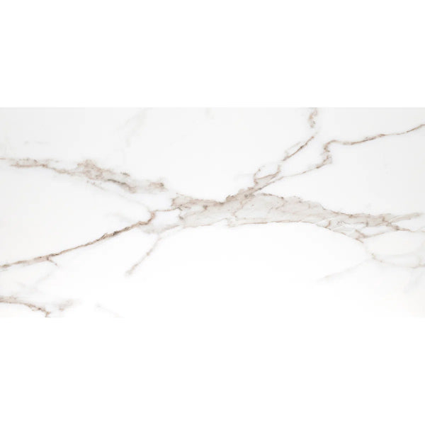 Velluto 12" x 24" Matte Porcelain Marble Look Floor and Wall Tile