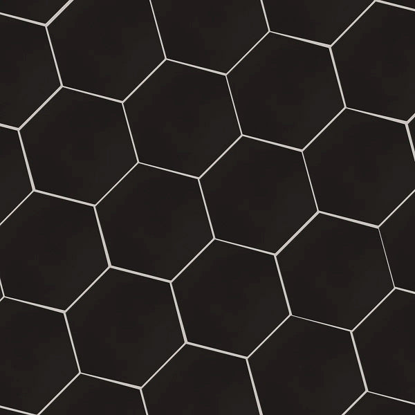 Voyage 9 in. x 10 in. Matte Porcelain Hexagon Floor and Wall Tile