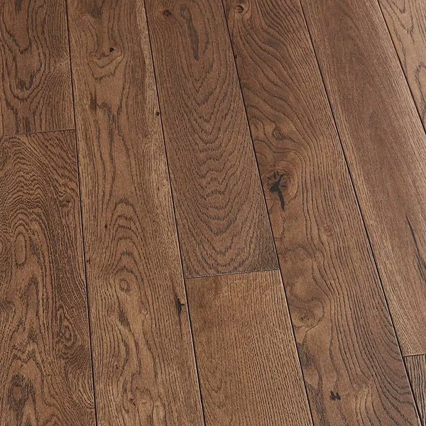 Malibu Wide Plank French Oak Ocean City solid hardwood flooring with matte finish








