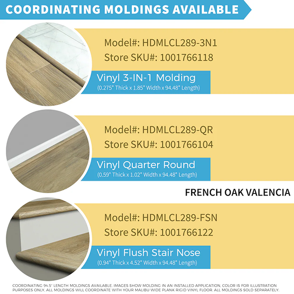 Malibu Wide Plank French Oak Valencia 9.13 in. x 60 in. Rigid Core Luxury Vinyl Plank Flooring (30.45 Sq.Ft./Case)