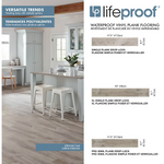 Load image into Gallery viewer, Lifeproof Sterling Oak 7mm x 8.7 in. W x 59.4 in. L 22MIL Click Lock Waterproof Luxury Vinyl Plank Flooring (25 sq.ft./case)