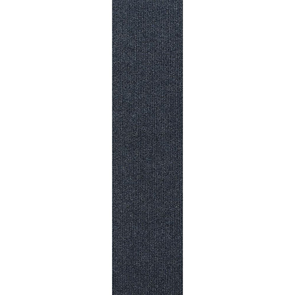 Planches de carreaux de moquette auto-adhésifs de qualité supérieure Foss Floors, bleu océan, 9 po x 36 po (16 carreaux / 36 pi²)