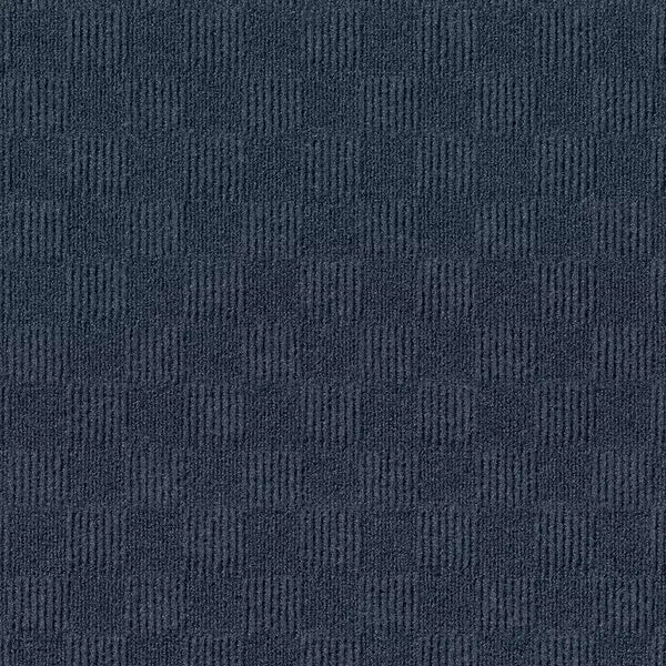 Foss Floors City Block N55 Ocean Blue 24-inch x 24-inch Carpet Tiles (15 Tiles / Case)