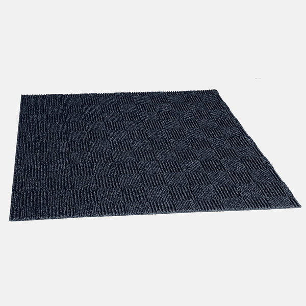Foss Floors City Block N55 Ocean Blue 24-inch x 24-inch Carpet Tiles (15 Tiles / Case)