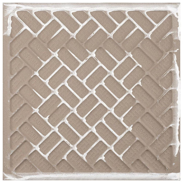 Merola Tile Daria Dandelion 9.75 inch x 9.75 inch Porcelain Floor & Wall Tile – 10.88 Sq. Ft./Case – Satin Finish