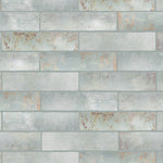 Load image into Gallery viewer, Merola Tile Biarritz Green Ceramic Subway Wall Tile 3 inch x 12 inch – 5.72 sq. ft. per Case (22 Pieces, Glazed Semi-Gloss Finish)