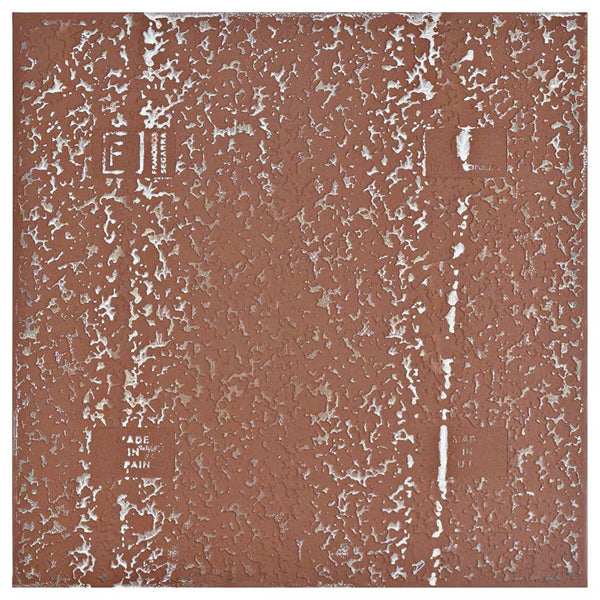Merola Tile Saja Nero Ceramic Floor and Wall Tile 0.39 inch Thick 13 inch Wide 12.0 sq. ft. per Case – Glazed Textured Vintage Finish