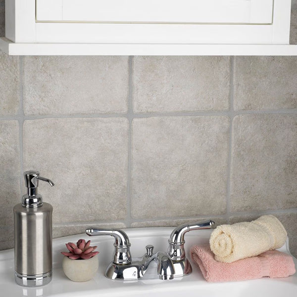 Merola Tile Costa Cendra Ceramic Floor and Wall Tile 7.75 inch Width 7.75 inch Length 11.11 sq ft/case Matte Textured Finish