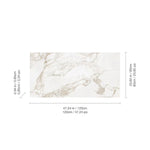 Load image into Gallery viewer, Anatolia Calacatta Crescente 24 inch x 48 inch Honed Rectified Porcelain Tile – 15.5 sq.ft. per Case