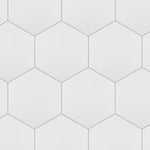 Charger l'image dans la visionneuse de galerie, Merola Hexatile Matte Blanco Porcelain Tile 0.37 inch Thick 7 inch x 8 inch 7.67 sq. ft./case Matte Hexagon