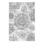 Load image into Gallery viewer, Polyester Machine Washable Oriental Light Grey Area Rug
