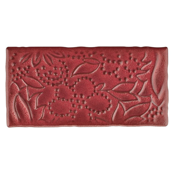 Merola Tile Antic Feelings Red Moon 3 inch x 6 inch Ceramic Wall Tile – 4 sq.ft./case Glossy Patterned Finish