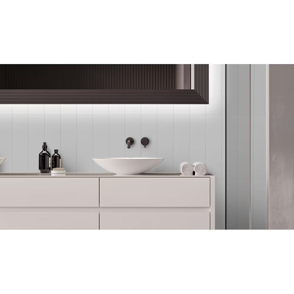 Anatolia Metro White Matte Pressed Ceramic Wall Tile 4 inch x 16 inch – 10.76 sq.ft./case Matte Classic Look