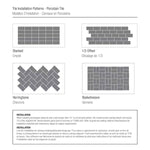 Charger l'image dans la visionneuse de galerie, Anatolia Forge Oxide Porcelain Tile 0.35 inch Thickness 12 inch Width 11.41 sq. ft. Coverage Matte Rectified Cement Look Floor and Wall Tile
