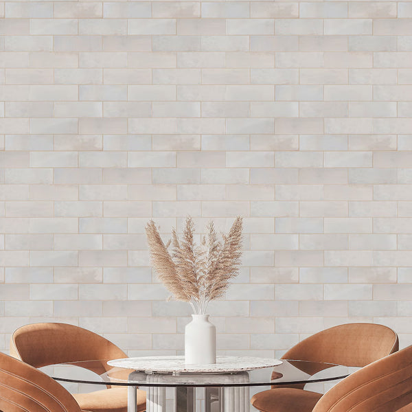 MSI Stone ULC Marza Pearl 4 in. x 12 in. Glossy White Ceramic Subway Tile – 11.22 sq. ft. per Case