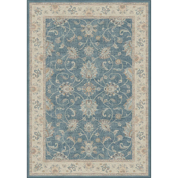 Juno Timeless Tribeca Blue/Beige 5 ft. 3 in. x 7 ft. 6 in. Indoor Area Rug