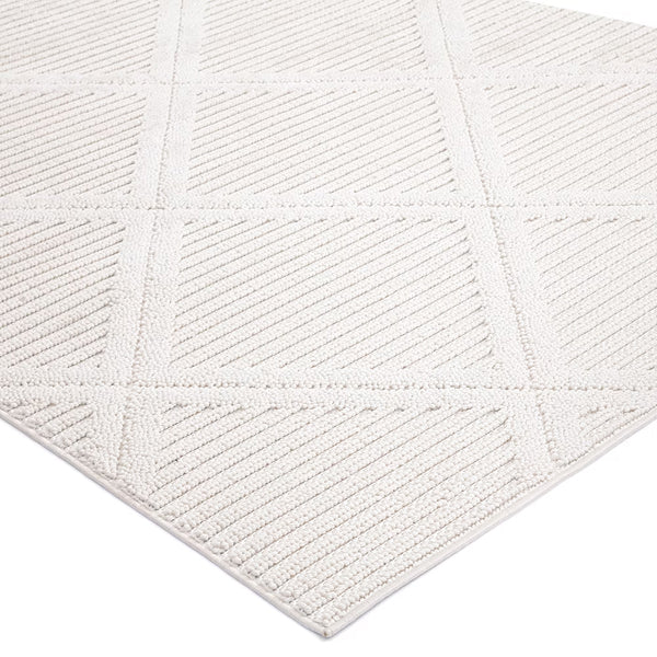 Tapis d'intérieur StyleWell Garden Maze gris 1,5 m x 2,1 m