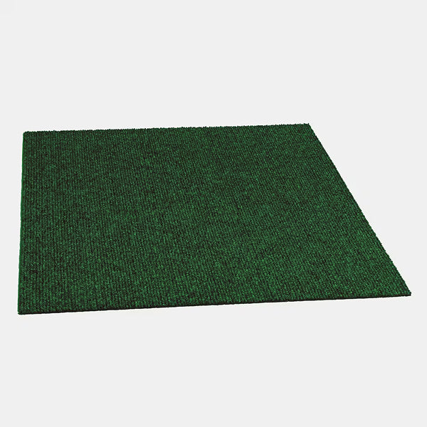 Dalles de moquette Foss Floors Rib N11 Heather Green 18 po x 18 po (16 dalles/boîte)