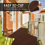 Charger l'image dans la visionneuse de galerie, Area Rugs For Living Room Or Bedroom, Non Slip Brown Runner, 6'X5'