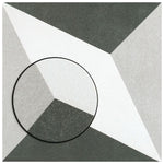 Charger l'image dans la visionneuse de galerie, Merola Tile Twenties Diamond 7.75 inch x 7.75 inch Ceramic Floor and Wall Tile 11.11 sq ft/case – Geometric Matte Finish