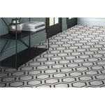 Charger l'image dans la visionneuse de galerie, Anatolia Artisano Bianco Frame 7 inch Matte Pressed Porcelain Tile 2.80 sq ft per Case Hexagon