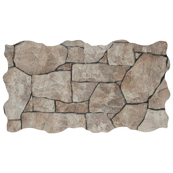 Merola Tile Andorra Beige 10-3/8 inch x 18-3/4 inch Ceramic Wall Tile – 10.88 Sq. Ft. / Case