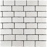 Load image into Gallery viewer, Merola Tile Antic Special Milk Ceramic Wall Tile 0.38 inch Thick 3 inch Wide 4 sq. ft. per Case – Glazed Handmade Subway Finish