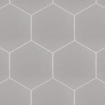 Charger l'image dans la visionneuse de galerie, Merola Tile Hexatile Matte Gris Porcelain Tile 0.37 inch Thick 7 inch x 8 inch 7.67 sq ft/case Matte Hexagon