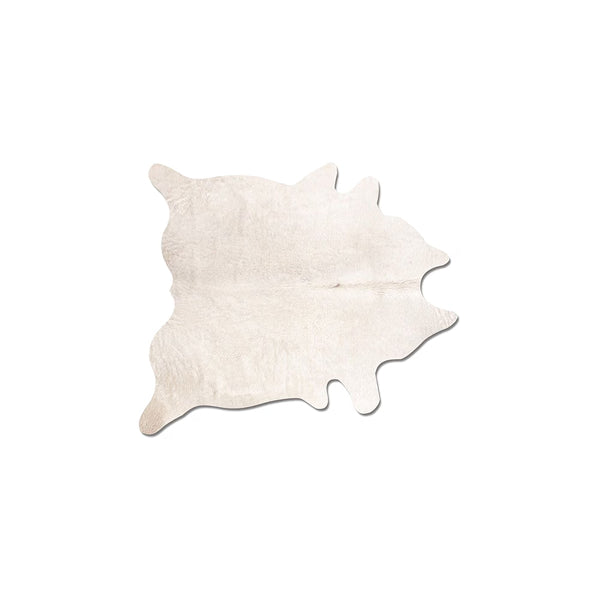 Natural Geneva Cowhide Off-White 5 ft. x 7 ft. Indoor Area Rug