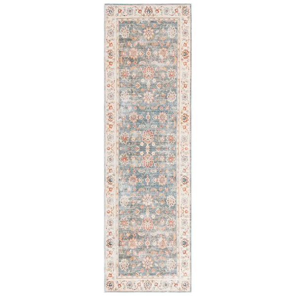 Tapis de couloir d'intérieur lavable en machine Safavieh Arizona Darion, vert/beige, 2 pi 6 po x 8 pi