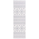 Charger l&#39;image dans la visionneuse de galerie, Tapis de couloir d&#39;intérieur lavable en machine Safavieh Arizona Blanca beige/anthracite 2 pi 6 po x 8 pi
