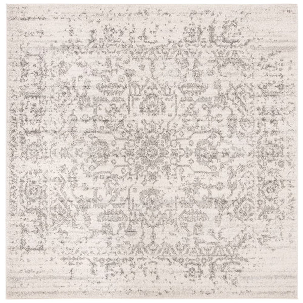 Safavieh Madison Jepson Silver / Ivory 8 ft. x 8 ft. Square Indoor Area Rug