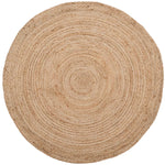 Charger l&#39;image dans la visionneuse de galerie, Tapis d&#39;intérieur rond Safavieh Natural Fiber Trafford Natural 90 cm x 90 cm
