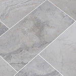 Charger l&#39;image dans la visionneuse de galerie, Carreaux de sol et de mur en céramique mat effet pierre, gris Napa, 12 po x 24 po, MSI Stone ULC (16 pi²/caisse)
